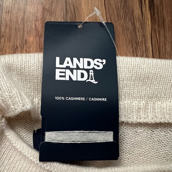 Women's Cashmere Funnel Neck Sweater - Fresh Ivory - Picture 4 of 13